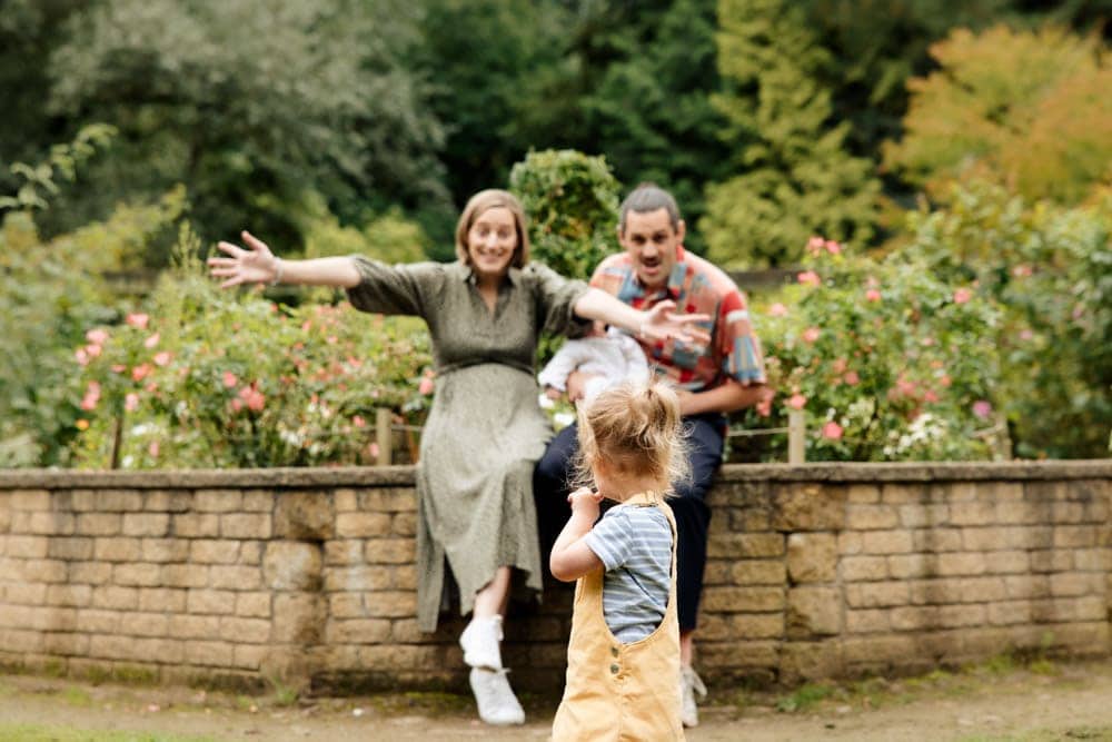 Family photoshoot at fletcher moss in didsbury by er photography