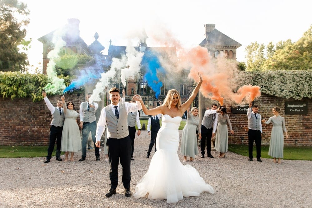 Soughton Hall wedding photographers shelby and will's day at soughton hall in mold