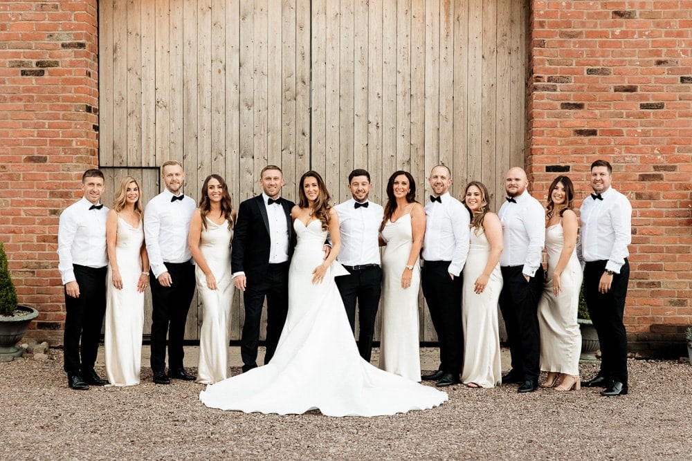 bridal portraits at the barn at morley
