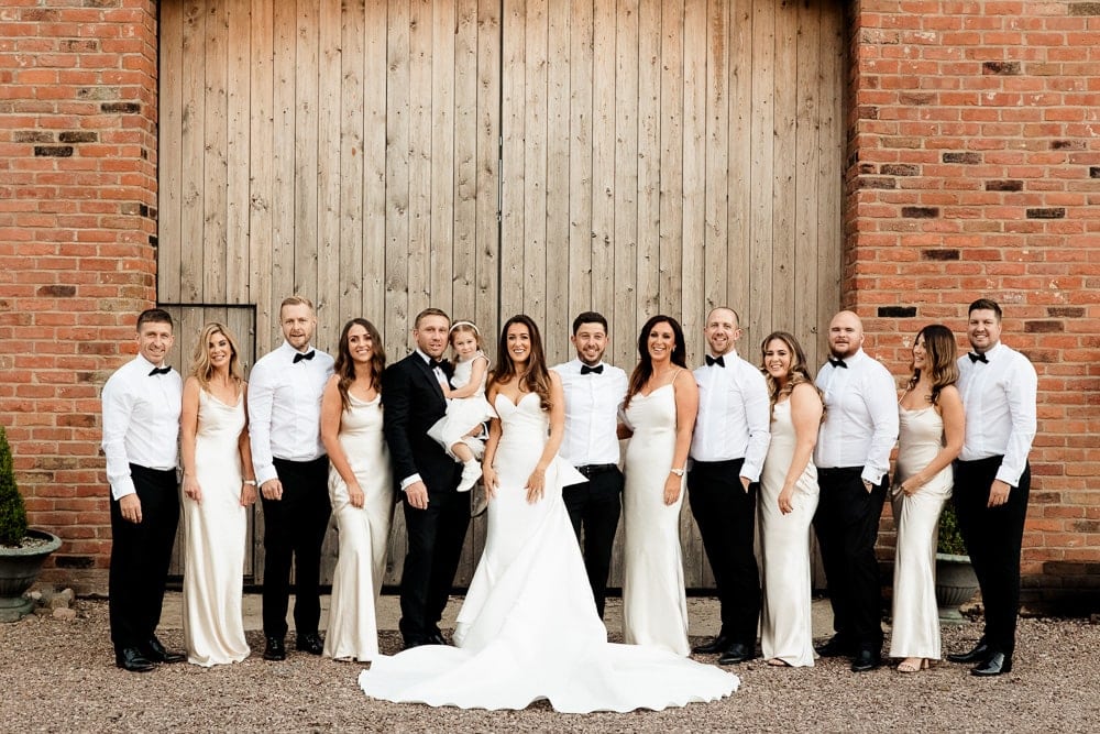 bridal portraits at the barn at morley