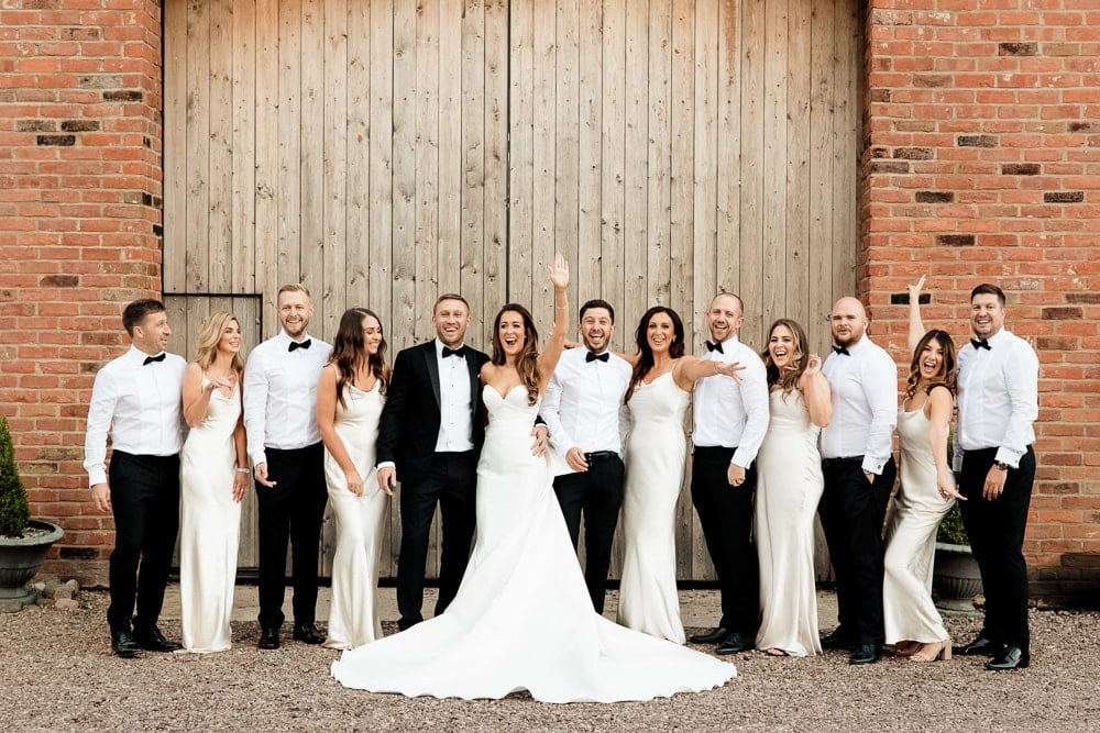 bridal portraits at the barn at morley