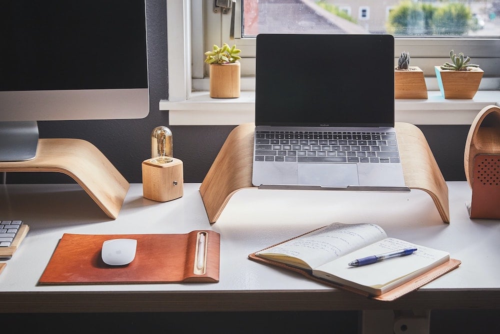  A typical home office setting. 