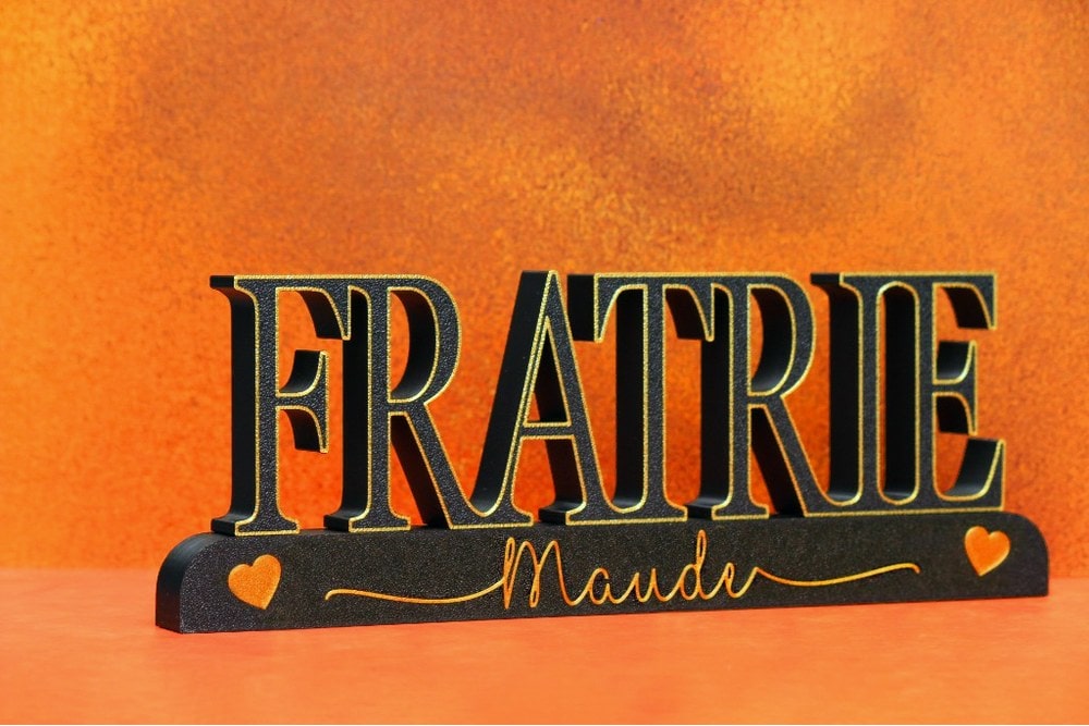 Support FRATRIE personnalisé en impression 3D