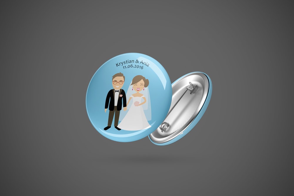 Przypinka ślubna