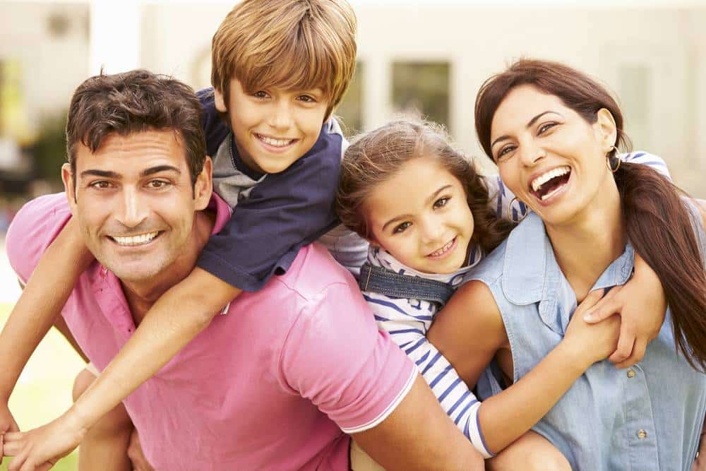 happy family after reliable remediation