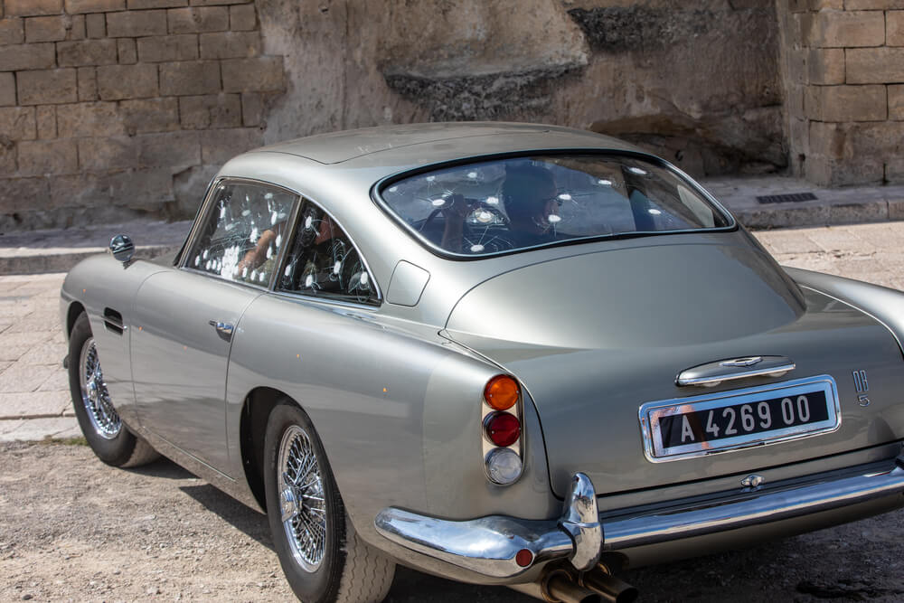 Daniel Craig Aston Martin DB5 in No Time To Die