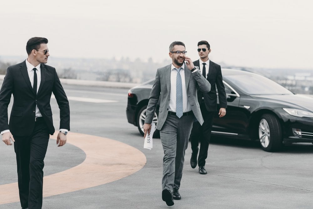 VIP With Private Close Protection Officers