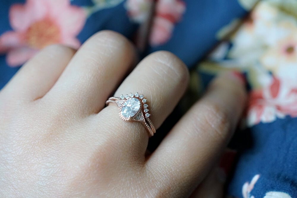 Vintage Wedding Band - Zoe - Image 3