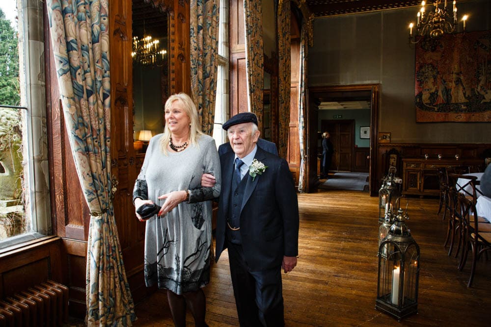 grandad of the bride at soughton hall