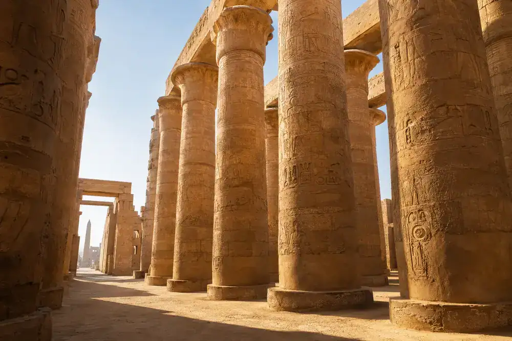 Great Hypostyle Hall at Karnak Temple in Luxor