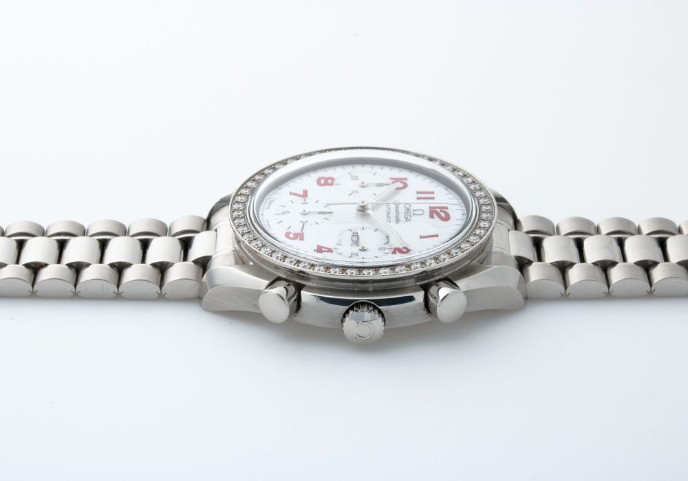 HB31-062 - Omega Speedmaster MOP Watch Diamond Bezel 3515.79 - Baer & Bosch Auctions