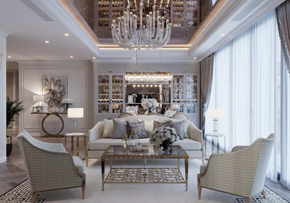 Achieving Elegance: Glam Living Room Decor Ideas