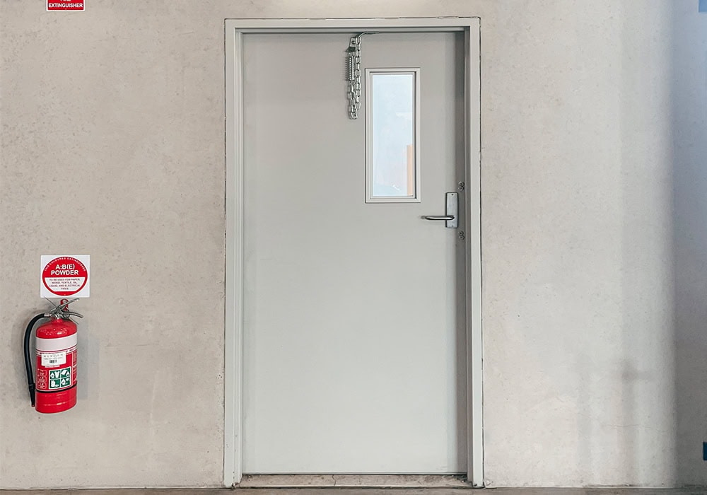Solid Core Steel-Clad PA Doors
