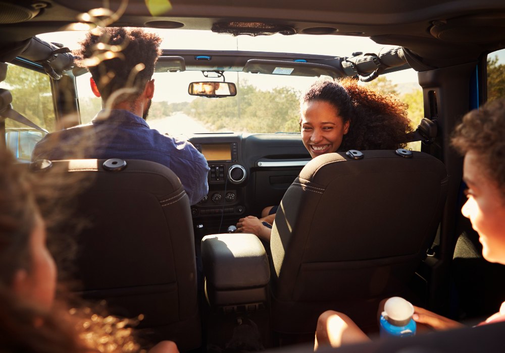 Familienurlaub mit dem Auto.