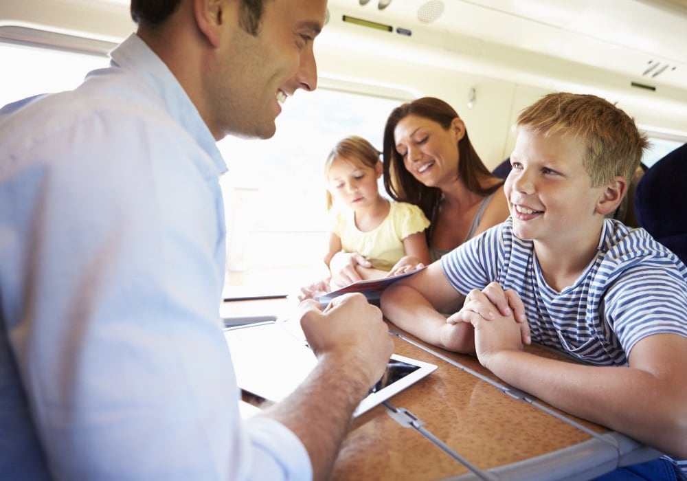 Urlaubsplanung mit der Bahn.