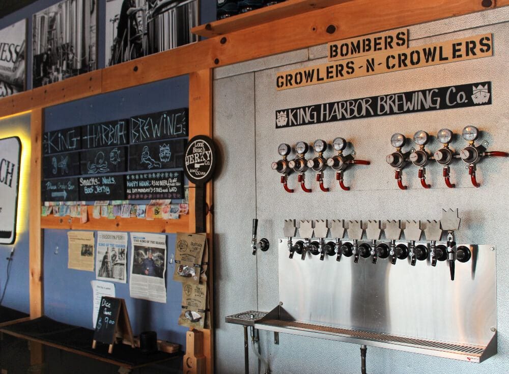 King Harbor Brewing Company, a Los Angeles area brewery on The South Bay Craft Beer & Bikes Bar Crawl