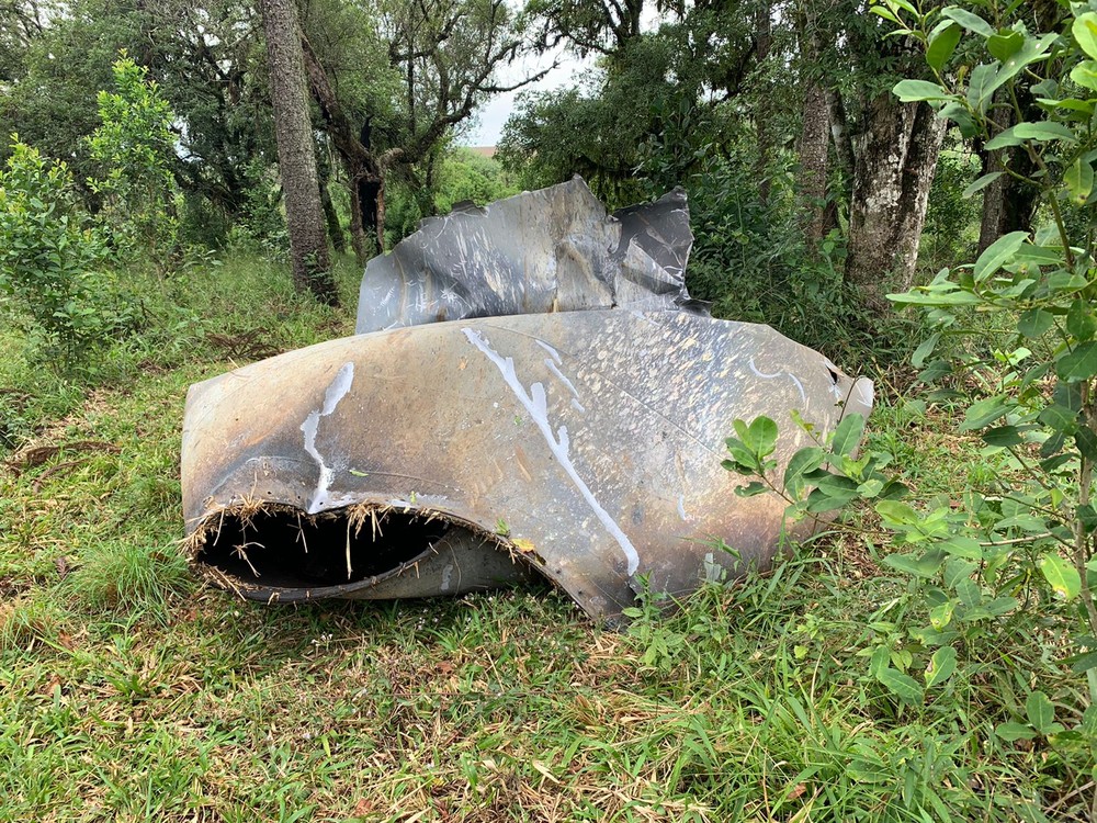 Objeto encontrado parecia grande e de um metal muito fino, que normalmente é desintegrado na reentrada - Foto: Portal RDX/Reprodução