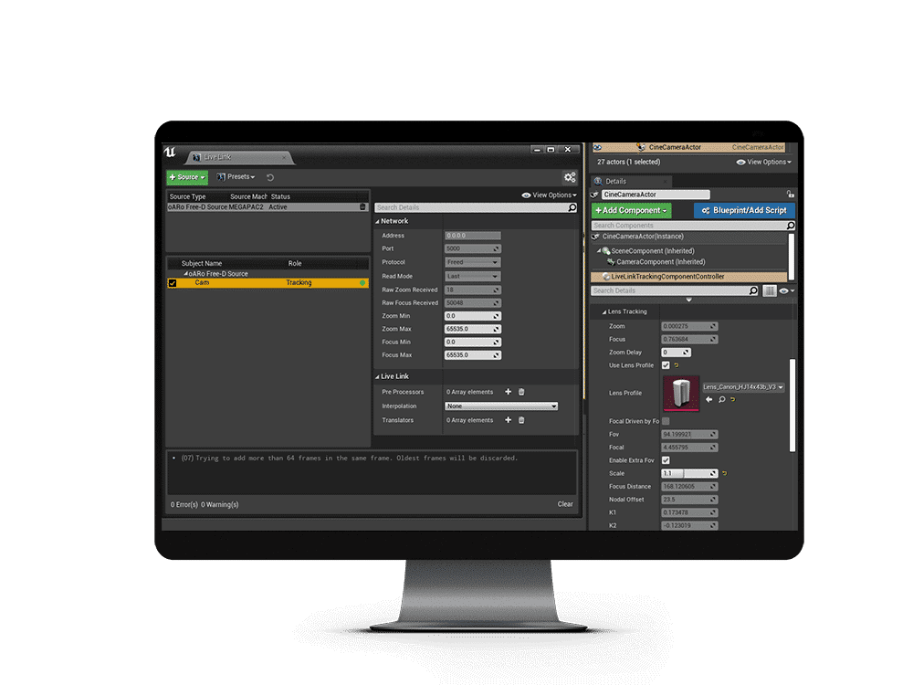 Live link Mac interface