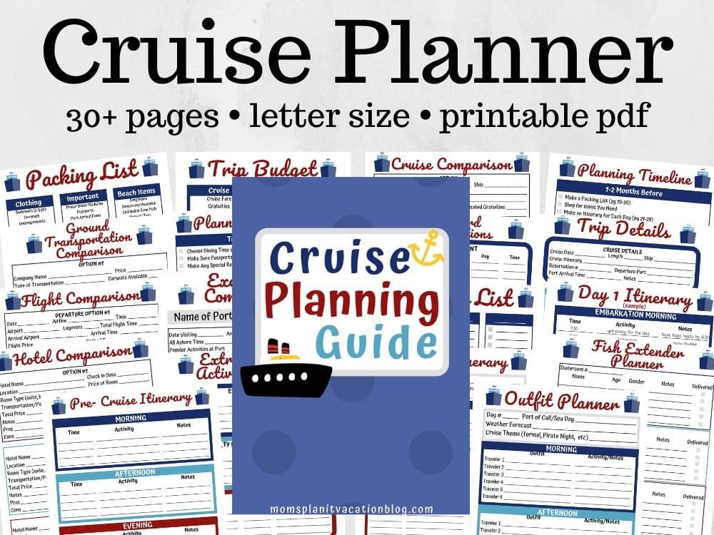 Printable cruise Planner