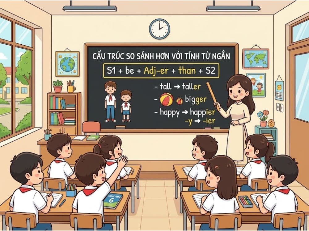 Comparative Adjectives Rules for Grade 6