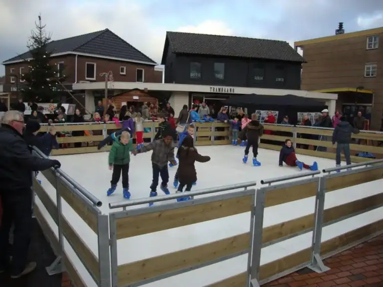 Schaatsbaan op locatie