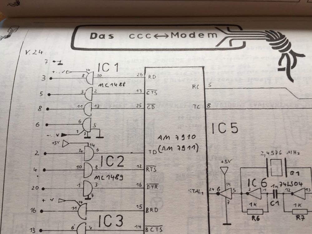 Schaltplan CCC-Modem