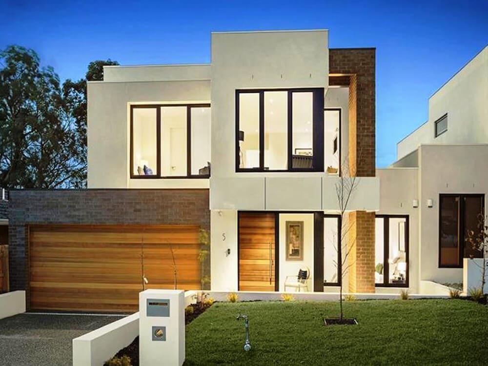 Two-unit house development, Doncaster