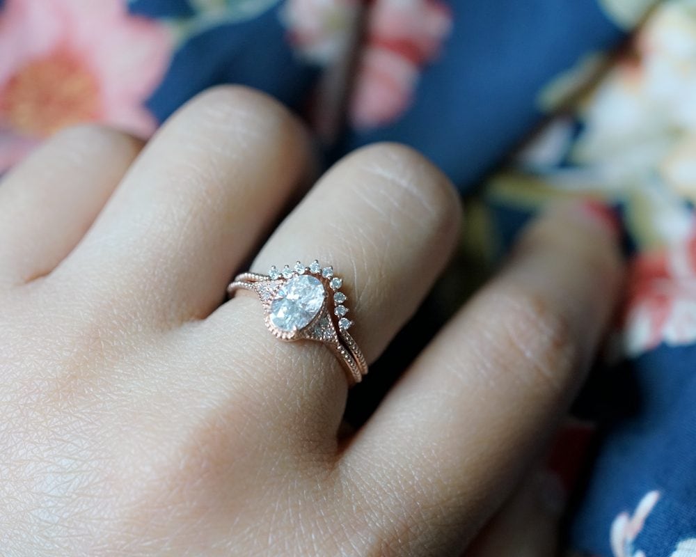 Vintage Wedding Band - Zoe - Image 3