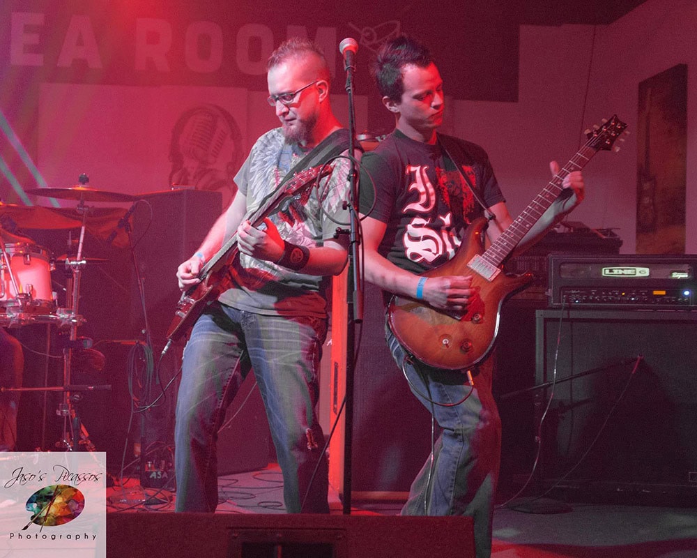 Jiggy Judy and James Brennaman perform with Hazeland in Fort Worth Texas, May 2017.