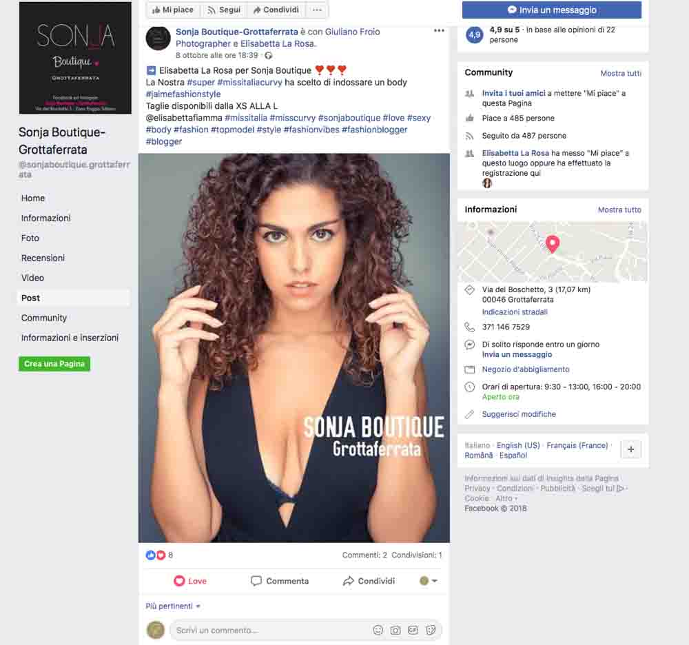 book fotografico per fashion blogger
