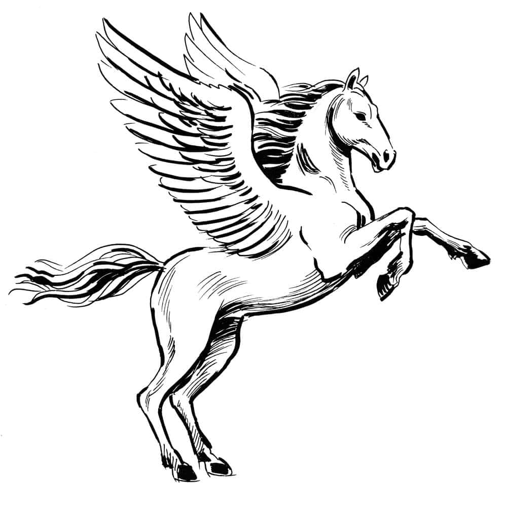 Pegasus the winged horse