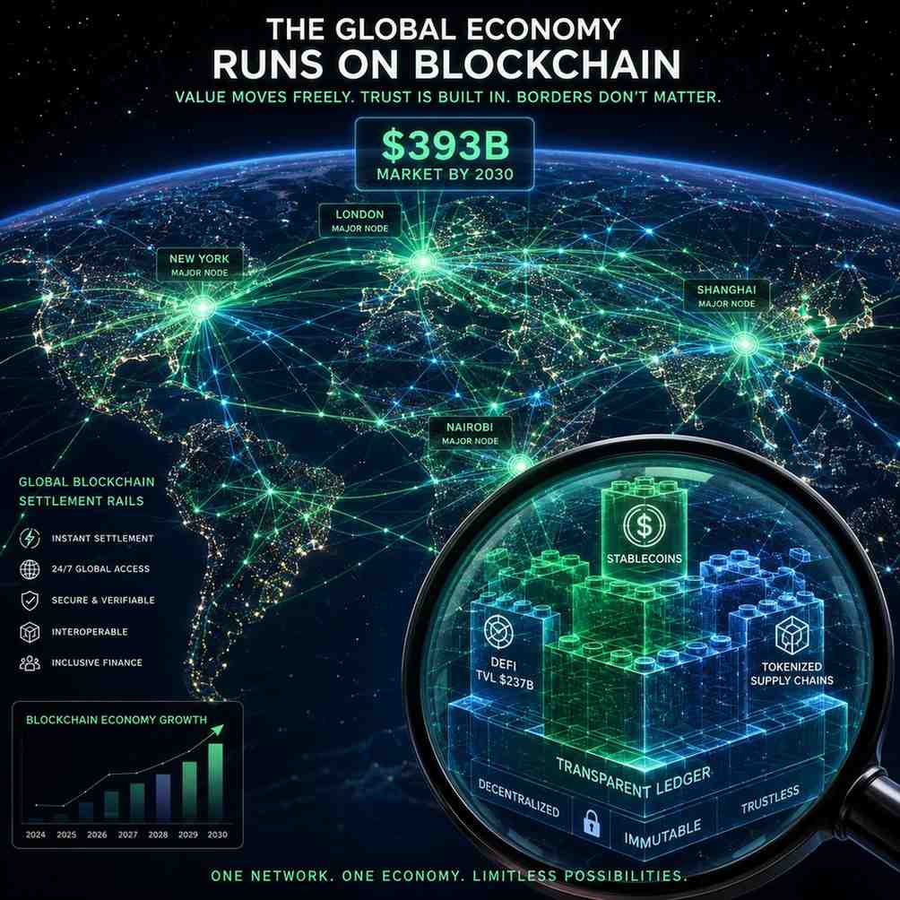 the global economy with Blockchain payments