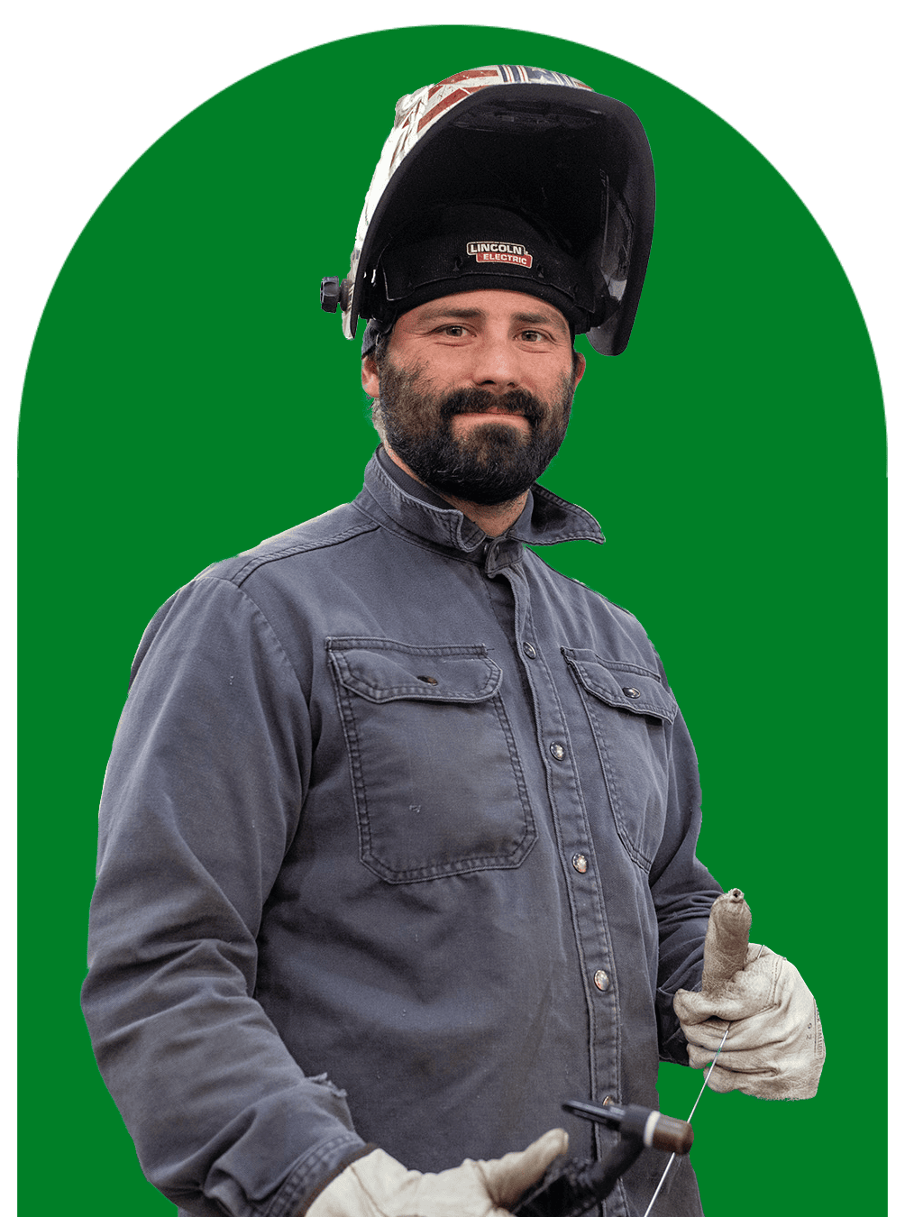 Blentech Employee Welding Blentech Employee Welding