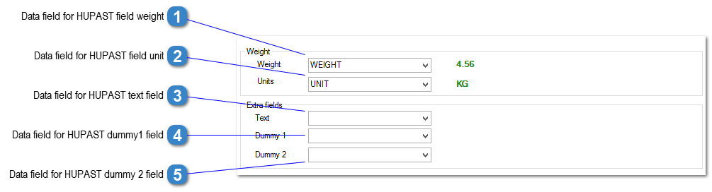 HUPAST Data Field Assignment