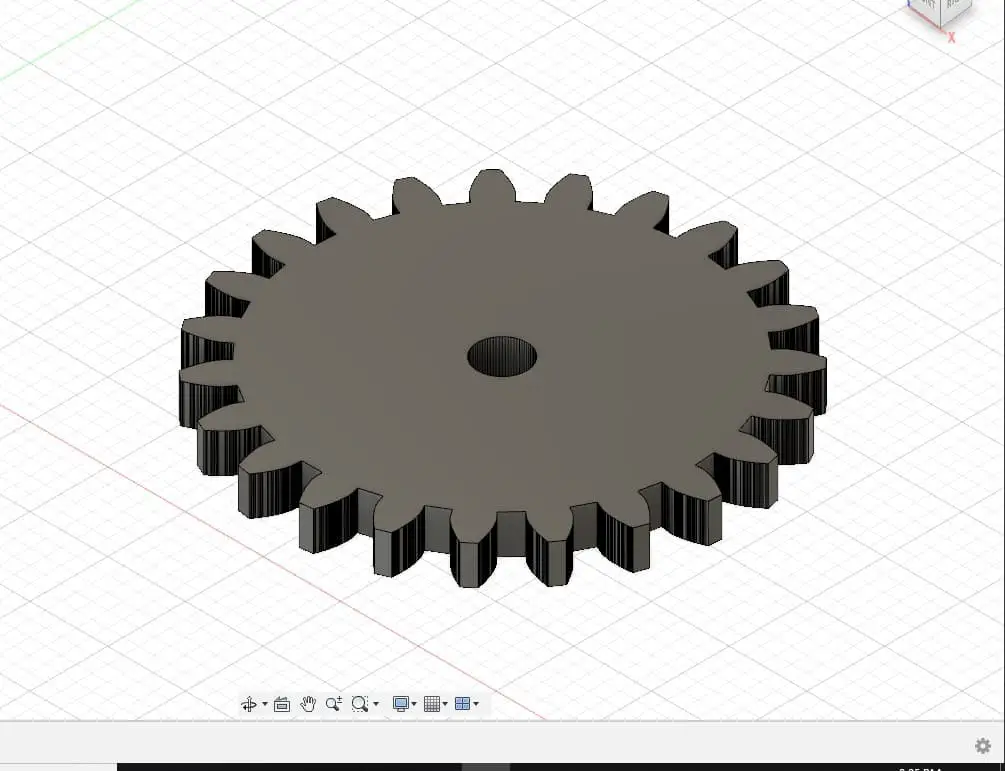 solid gear in fusion 360