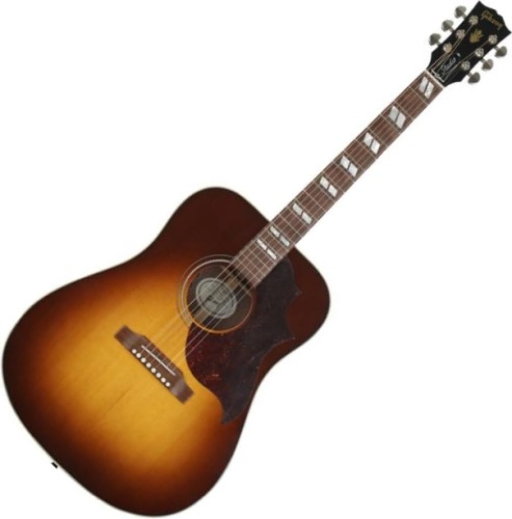 presentation guitare dreadnought gibson hummingbird studio walnut burst
