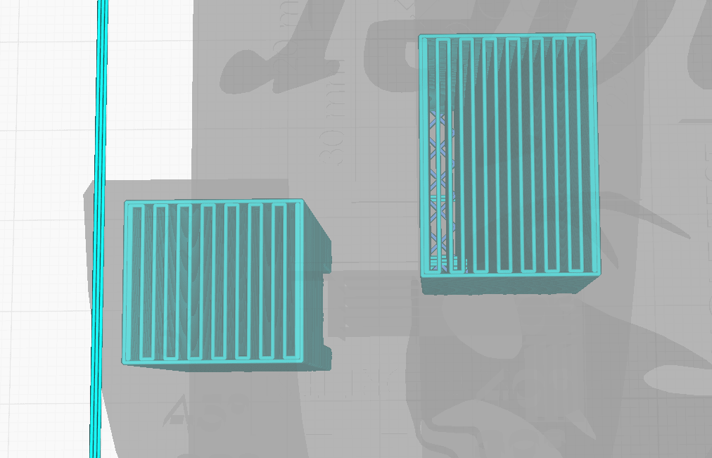 cura zig zag support pattern