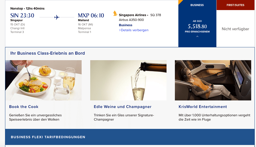 Business Class durch Meilen? Ja das ist möglich! Business Class durch Meilen?