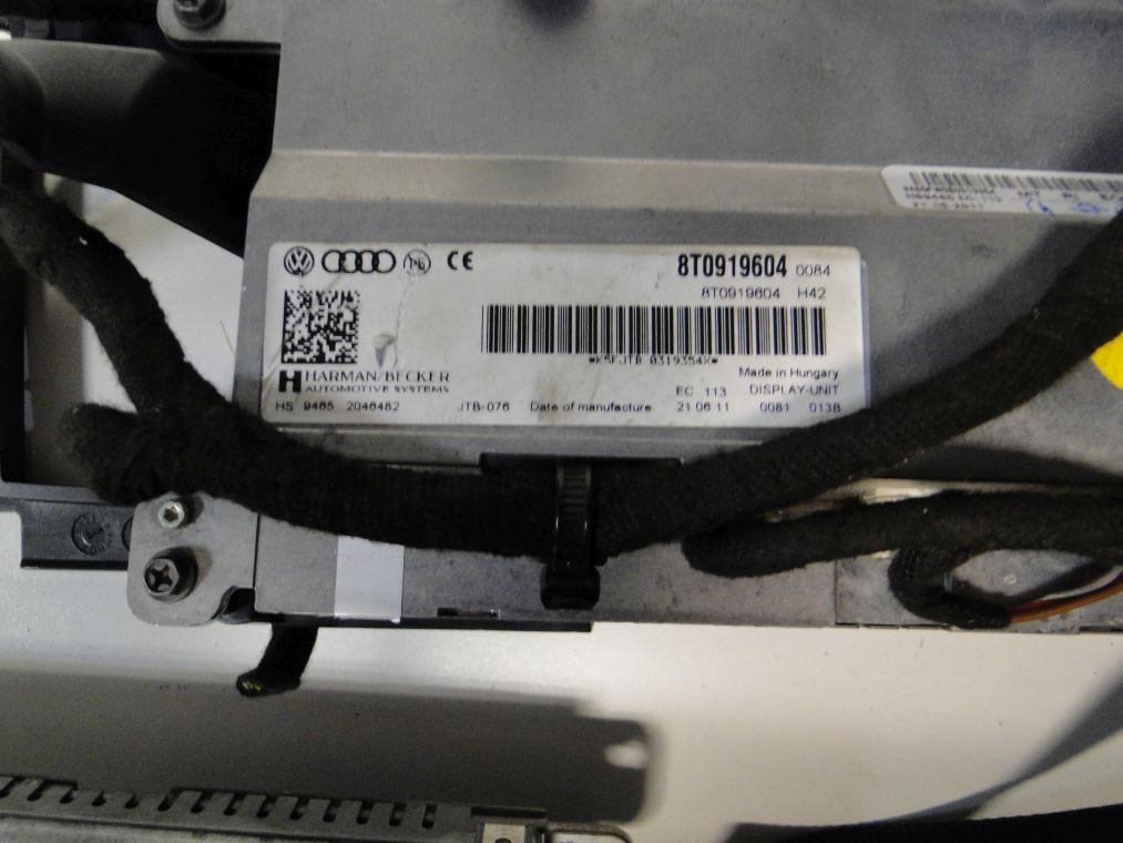 AUDI MONITOR BT0919604 HARMAN BECKER WYŚWIETLACZ - obrazek 3