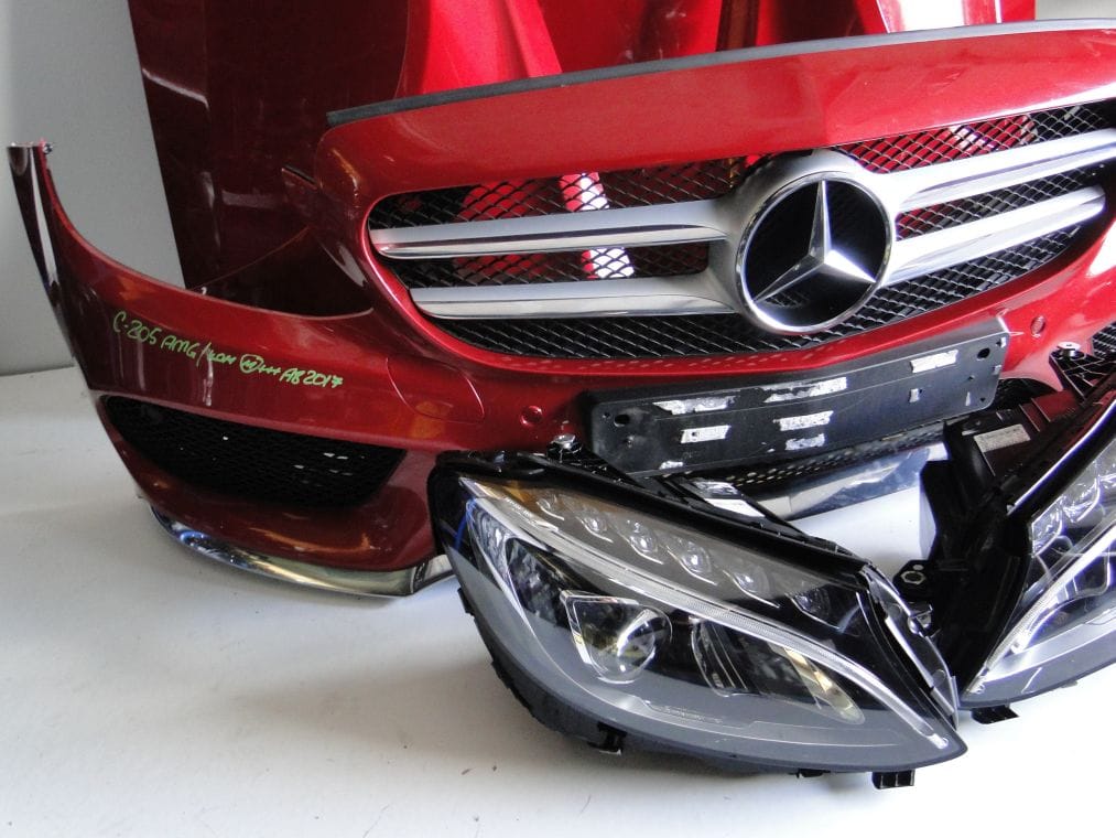 MERCEDES C KLASA W205 ZDERZAK PRZEDNI AMG - obrazek 3