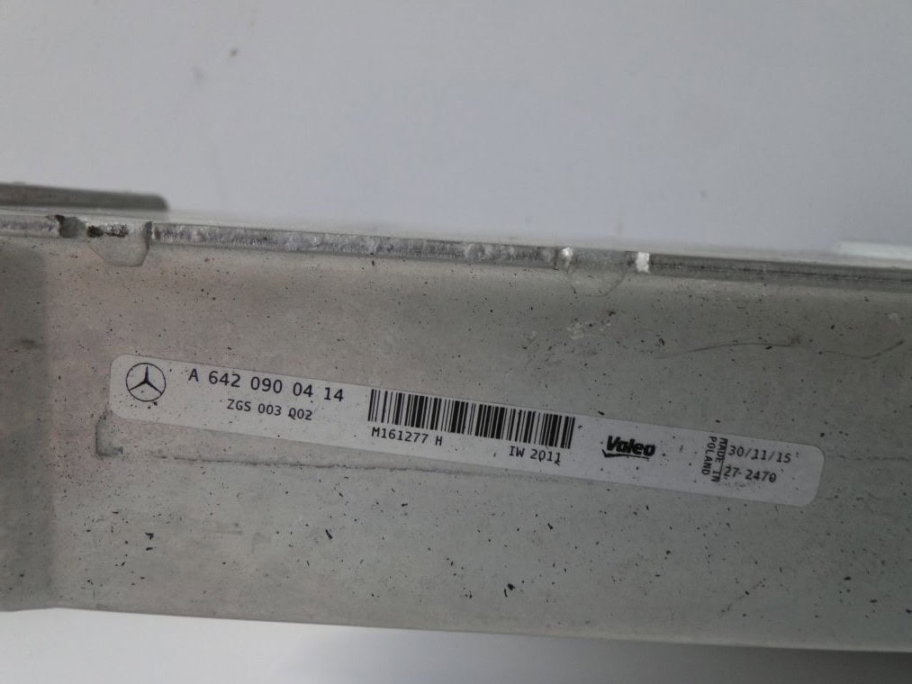 MERCEDES E KLASA W213 GLC X253 S KLASA W222 G KLASA W463 INTERCOOLER A6420900414 - obrazek 3