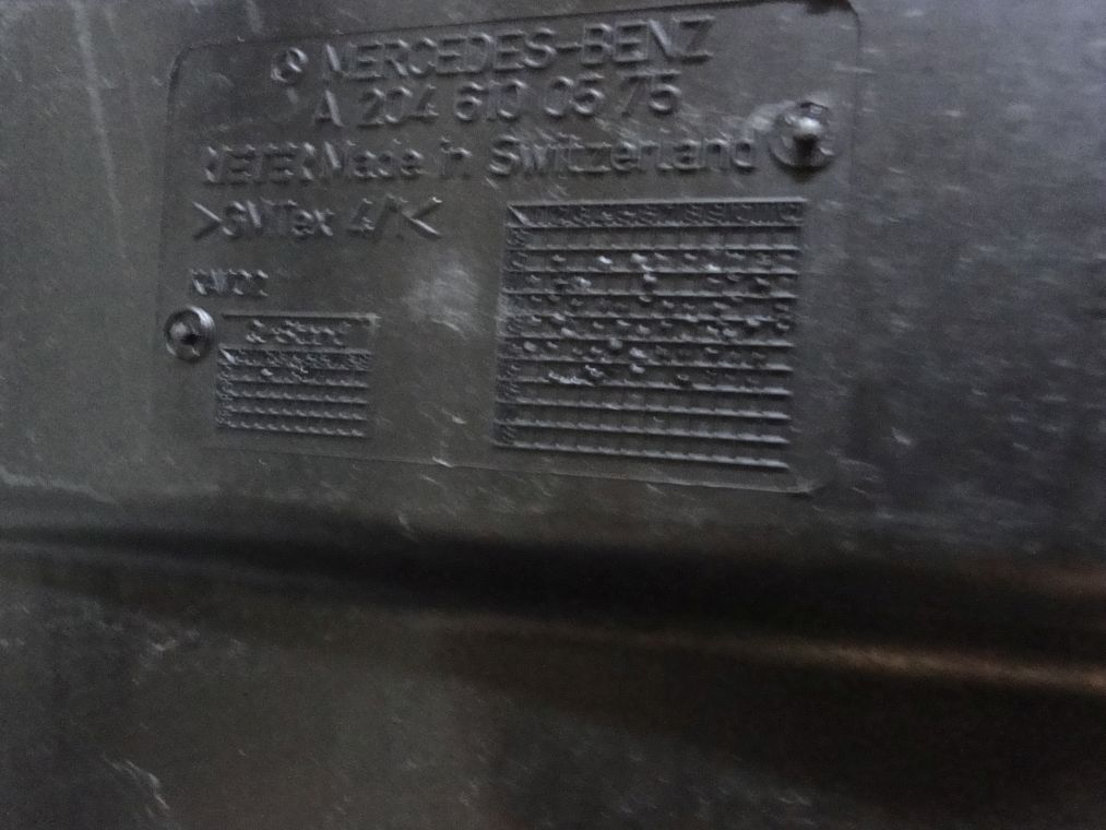 MERCEDES C KLASA W204 OSŁONA WANNA POD ZAPASÓWKĘ - obrazek 3