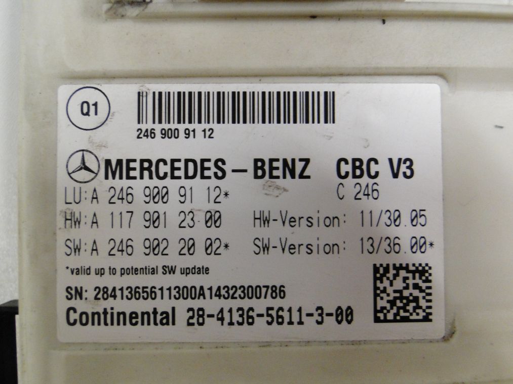 MERCEDES B KLASA W246 A KLASA W176 GLA X156 CLA W117 MODUŁ A2469009112 - obrazek 2