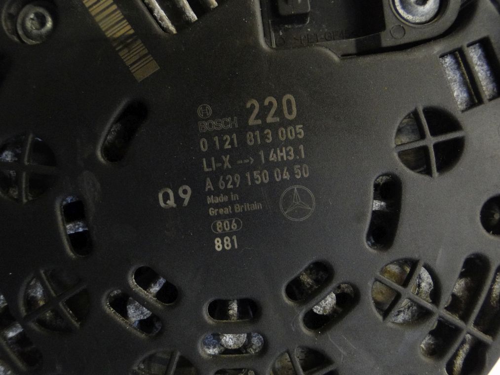 MERCEDES ML W164 GL W164 ALTERNATOR 420 450 CDI A6291500450 - obrazek 6