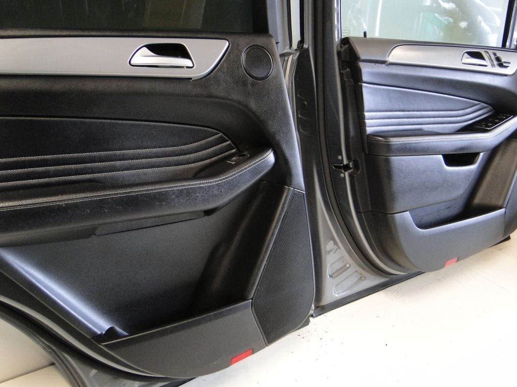 MERCEDES ML W166 GL W166 TAPICERKA DRZWI PRZEDNIE TYLNE SKÓRA - obrazek 9