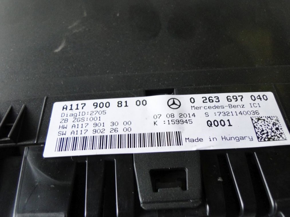 MERCEDES CLA W117 SPORT LICZNIK ZEGAR WYŚWIETLACZ - obrazek 5