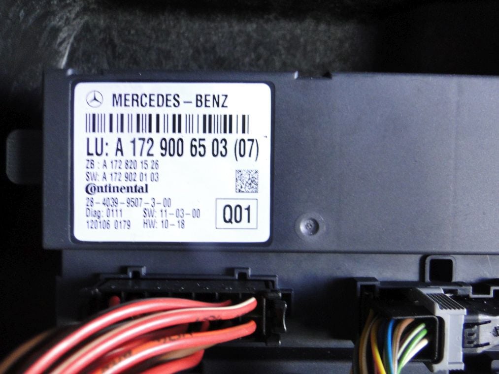 MERCEDES SLK R172 STEROWNIK MODUŁ A1729006503 - obrazek 2