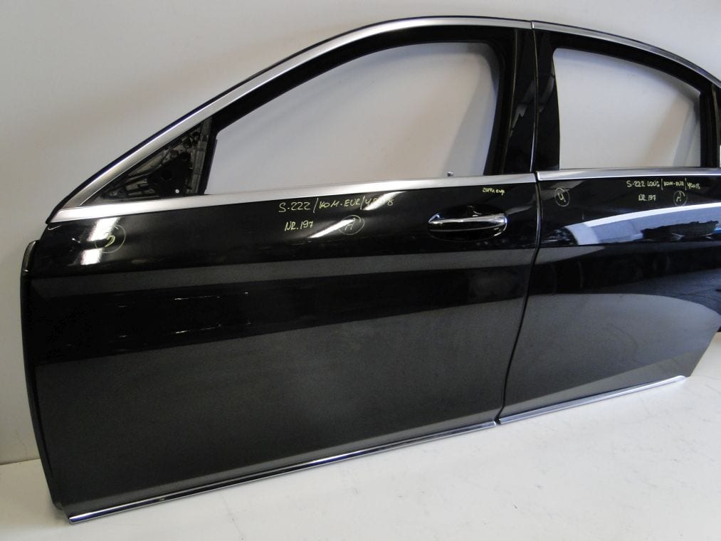 MERCEDES S KLASA W222 LONG DRZWI LEWE PRZEDNIE TYLNE KOLOR 197