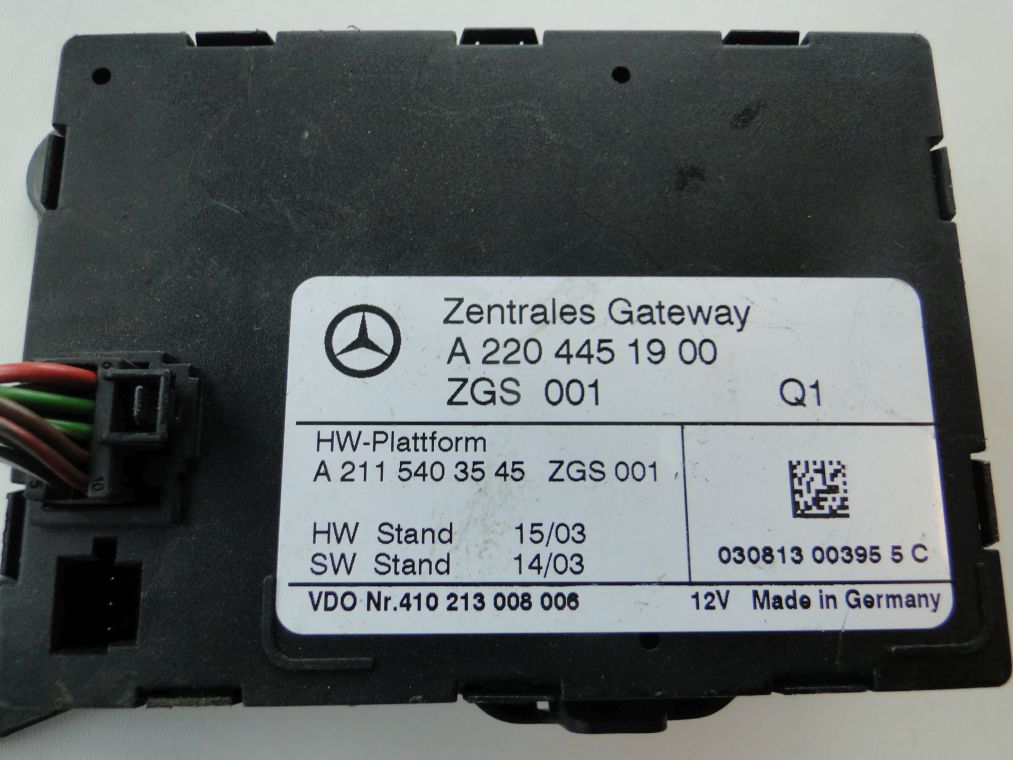 MERCEDES A KLASA W169 CL 55 AMG STEROWNIK GATEWAY A2204451900