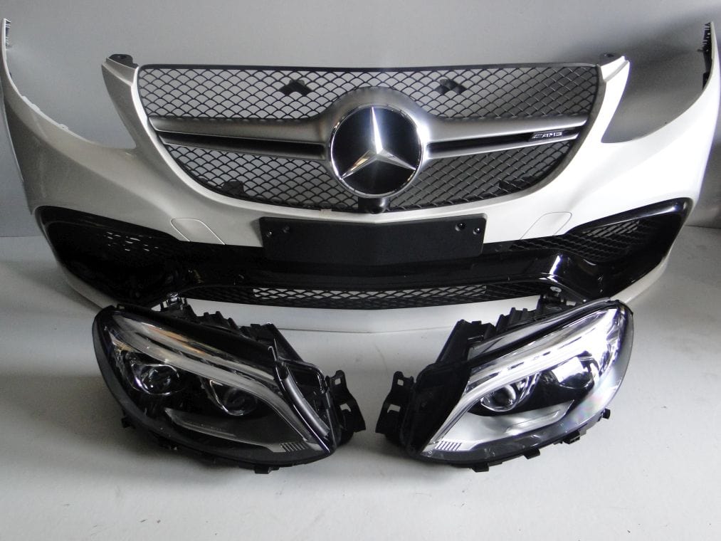MERCEDES GLE W166 AMG 63 S ZDERZAK + LAMPA LED ILS